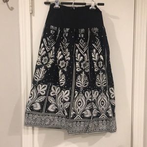 Coldwater Creek - Long Floral Maxi Skirt - Size 1X